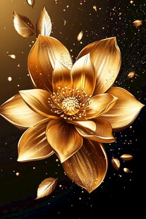 金色繁花绽放 闪耀魅力