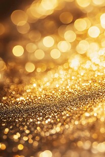 金色闪耀光斑梦幻背景