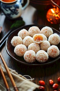 椰蓉糯米球 甜蜜美味诱惑