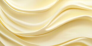 米黄色丝绸纹理特写