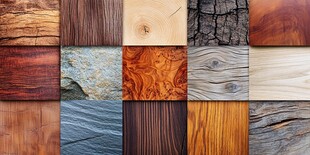 多样木材纹理材质展示