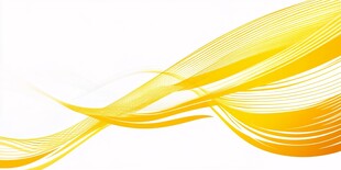 动感黄色线条飘逸背景