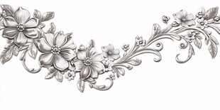 复古花卉装饰图案