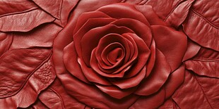 皮革玫瑰 独特质感之美