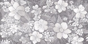 银灰色花卉图案纹理背景