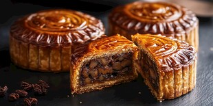 传统美味五仁月饼展示