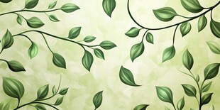 清新绿叶背景纹理图案