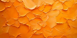 橙色立体纹理艺术涂料效果