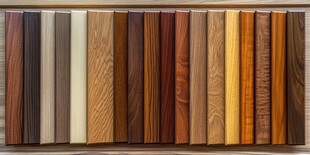 多样木材样本展示