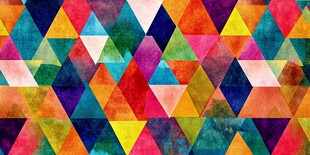 多彩几何图案背景