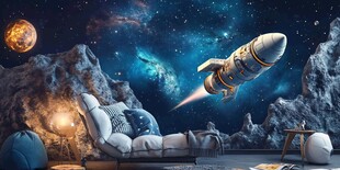 梦幻太空客厅奇妙场景