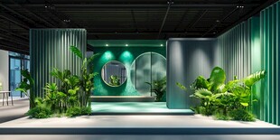 清新绿植室内空间设计