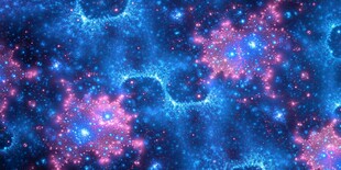 梦幻宇宙星云图案背景