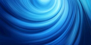 蓝色动感漩涡抽象背景图