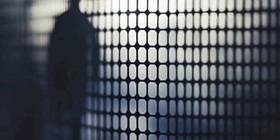 光影下的神秘剪影