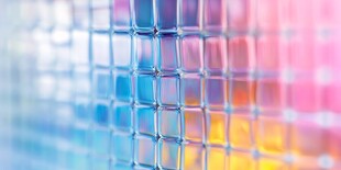 多彩玻璃马赛克墙面纹理