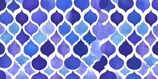 蓝紫色水彩几何图案纹理