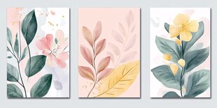 清新花卉装饰画