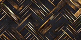 黑金几何线条奢华背景图