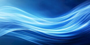蓝色梦幻流动光线背景图