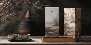 古风茶盒与雅致茶具组合