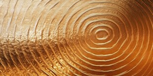 金色波纹纹理艺术背景