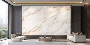 现代轻奢大理石纹理客厅墙
