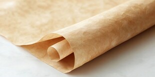 一卷棕黄色烘焙油纸