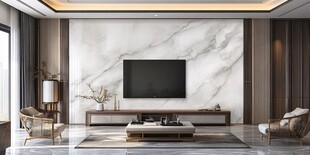 现代轻奢风客厅优雅空间