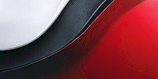 红黑白三色质感曲线图案