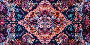 绚丽多彩民族风几何花纹图案