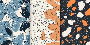 多彩水磨石纹理图案集合