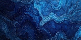 蓝色梦幻流动纹理背景图