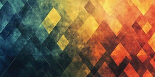 多彩菱形几何抽象背景图