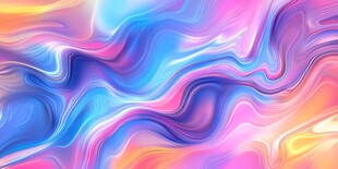 梦幻流体渐变绚丽背景图