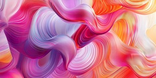 梦幻绚丽流体色彩纹理图