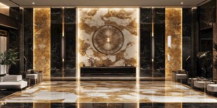 豪华大气大理石装饰大厅