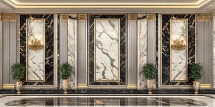 奢华大理石墙面装饰设计