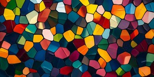 彩色玻璃马赛克图案纹理