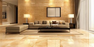 现代奢华客厅沙发区展示