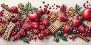 缤纷果味与香料的甜蜜组合