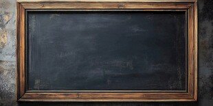 复古木框黑板背景图