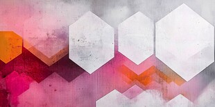 几何色块拼接抽象背景图