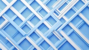 蓝色交错格栅纹理图案