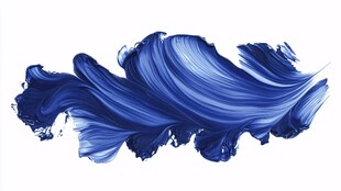 蓝色动感颜料笔触纹理
