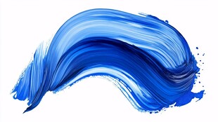 蓝色笔触艺术图案