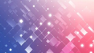 梦幻渐变方块科技背景图