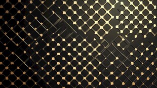 黑金几何网格金属质感背景