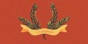 橄榄枝徽章插画