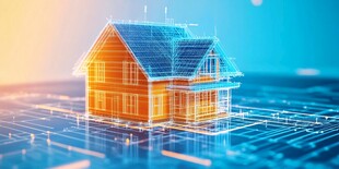 科技感十足的未来智能房屋